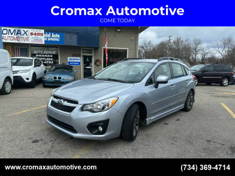 2013 Subaru Impreza for sale at Cromax Automotive in Ann Arbor MI