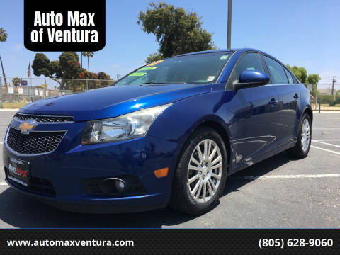2012 Chevrolet Cruze for sale at Auto Max of Ventura in Ventura CA