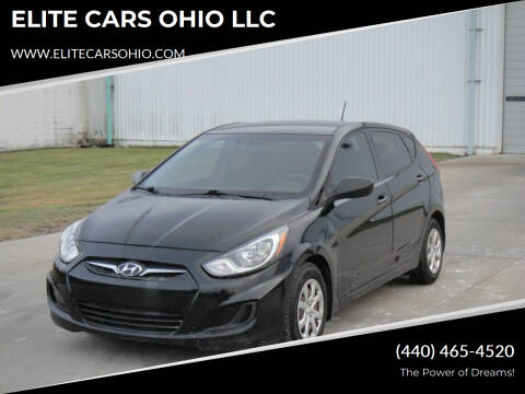 2013 Hyundai Accent for sale at ELITE CARS OHIO LLC in Solon OH