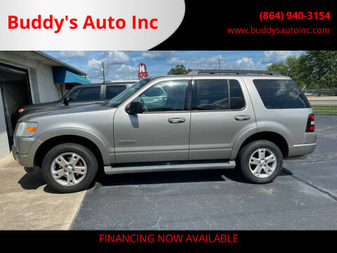 2008 Ford Explorer for sale at Buddy's Auto Inc in Pendleton, SC