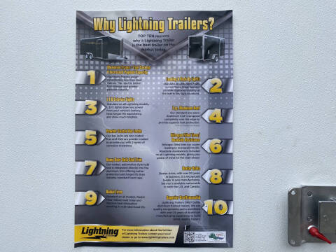 2023 Lightning Trailers 6X12SA