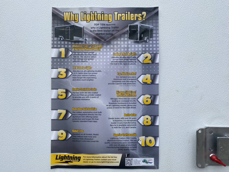 2023 Lightning Trailers 6X12SA