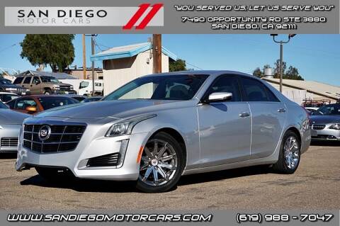 2014 Cadillac CTS for sale at San Diego Motor Cars LLC in Spring Valley CA