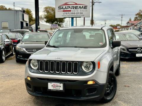 2016 Jeep Renegade for sale at Supreme Auto Sales in Chesapeake VA