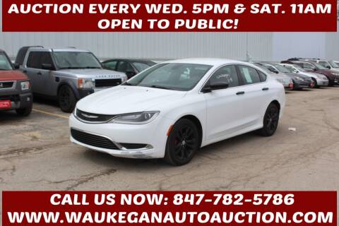 2015 Chrysler 200 for sale at Waukegan Auto Auction in Waukegan IL