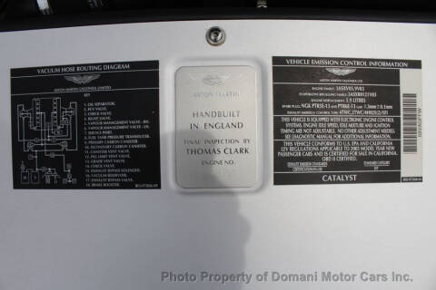 2003 Aston Martin V12 Vanquish