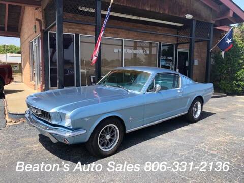 1966 Ford Mustang for sale at Beaton's Auto Sales in Amarillo TX