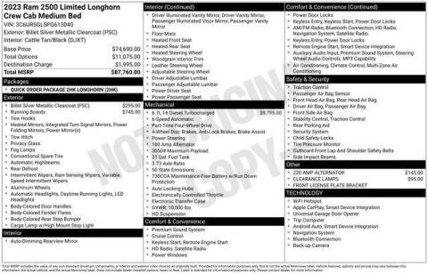 2023 RAM 2500 Limited Longhorn