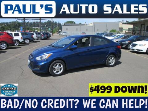 2015 Hyundai Accent for sale at Paul's Auto Sales in Eugene OR