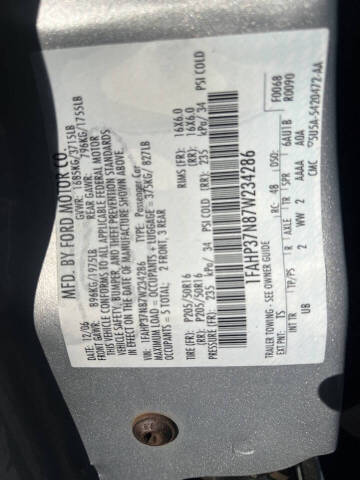 2007 Ford Focus ZX5 SE