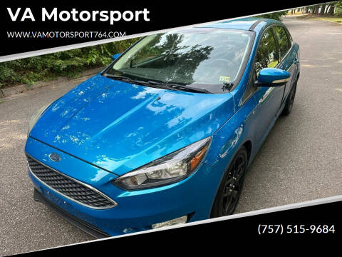 2016 Ford Focus for sale at VA Motorsport in Chesapeake VA