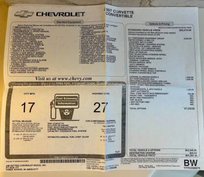 2007 Chevrolet Corvette