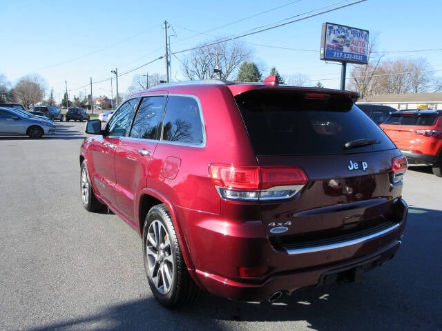 2017 Jeep Grand Cherokee for sale at FINAL DRIVE AUTO SALES INC in Shippensburg, PA