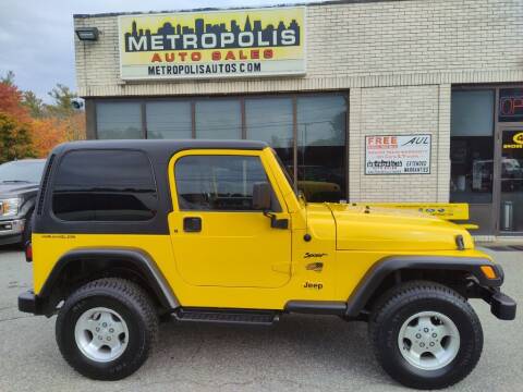 2000 Jeep Wrangler for sale at Metropolis Auto Sales in Pelham NH