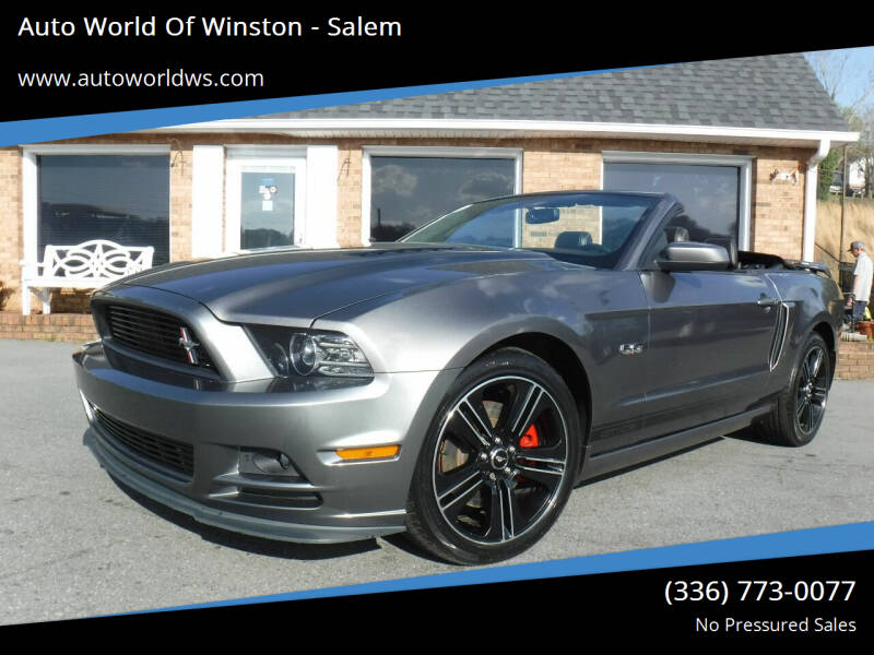 2014 Ford Mustang for sale at Auto World Of Winston - Salem in Winston Salem NC