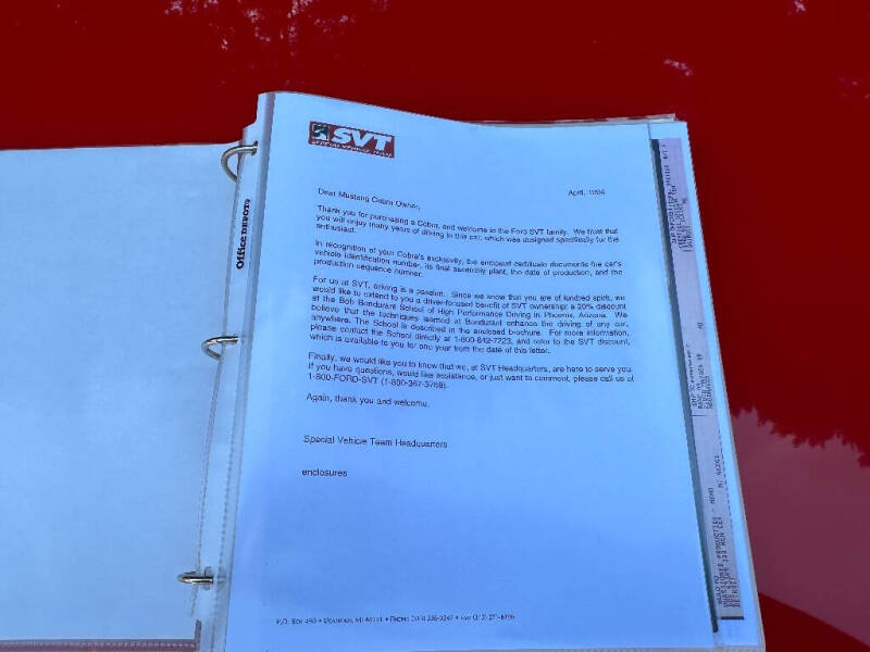 1993 Ford Mustang SVT Cobra