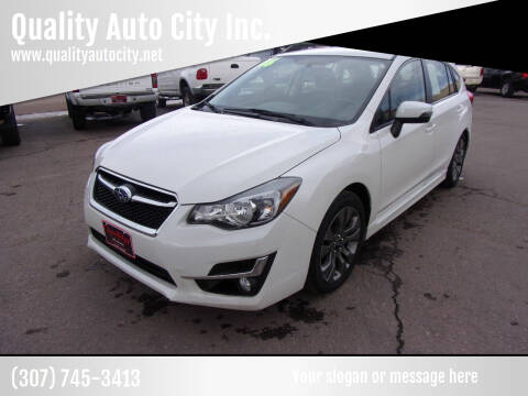 2016 Subaru Impreza for sale at Quality Auto City Inc. in Laramie WY