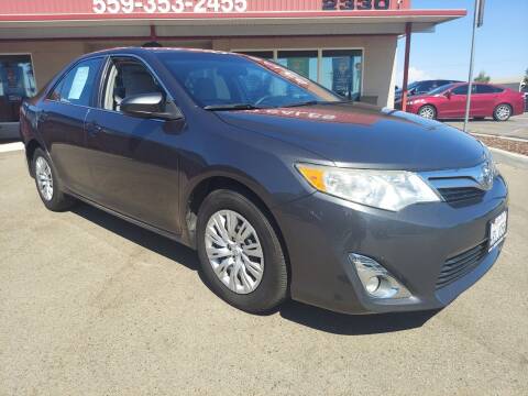 2012 Toyota Camry for sale at Credit World Auto Sales in Fresno CA