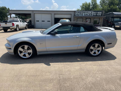 2007 Ford Mustang for sale at Greenville Auto Sales in Greenville TX