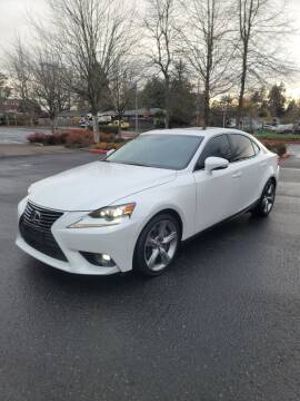 2015 Lexus IS 350 for sale at RICKIES AUTO, LLC. in Portland OR