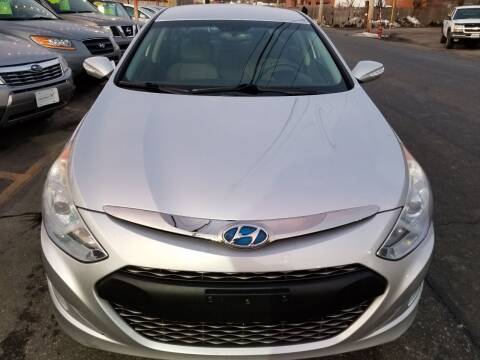 2012 Hyundai Sonata Hybrid for sale at Howe's Auto Sales in Lowell MA