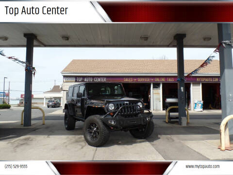 2010 Jeep Wrangler Unlimited for sale at Top Auto Center in Quakertown PA