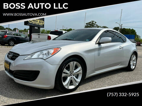 2011 Hyundai Genesis Coupe for sale at BOSS AUTO LLC in Norfolk VA