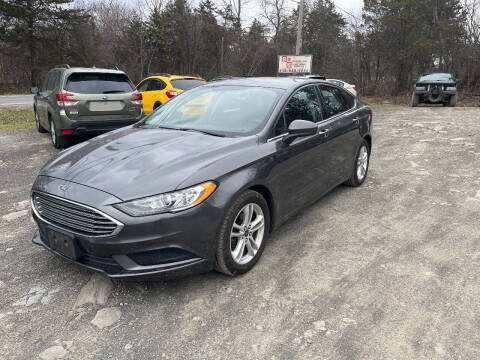 2018 Ford Fusion for sale at B & B GARAGE LLC in Catskill NY