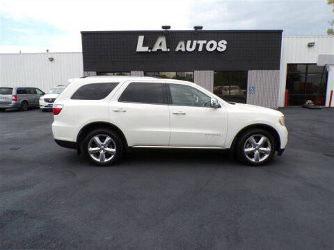 2011 Dodge Durango for sale at L A AUTOS in Omaha NE