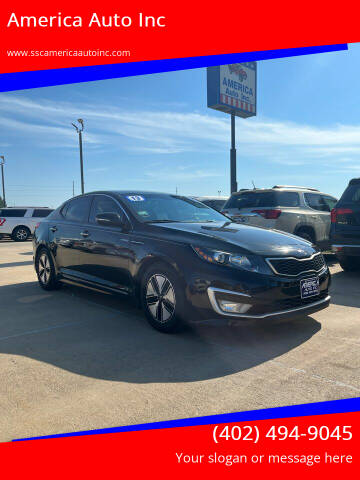 2013 Kia Optima Hybrid for sale at America Auto Inc in South Sioux City NE