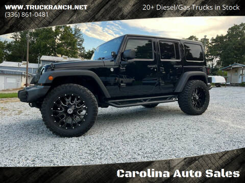 2013 Jeep Wrangler Unlimited for sale at Carolina Auto Sales in Trinity NC