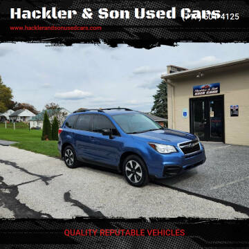 2018 Subaru Forester for sale at Hackler & Son Used Cars in Red Lion PA
