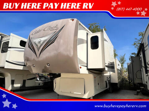 2017 Forest River Cedar Creek 36CKTS for sale at BUY HERE PAY HERE RV in Burleson TX