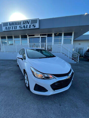 2019 Chevrolet Cruze for sale at Modern Auto Sales in Hollywood FL