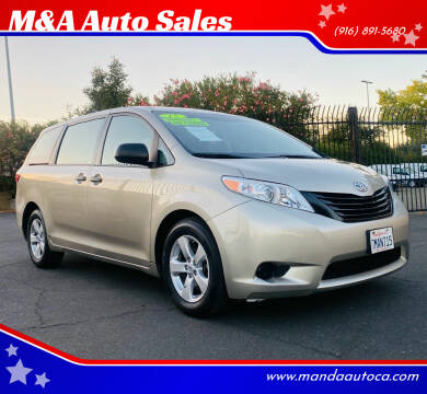 2015 Toyota Sienna for sale at M&A Auto Sales in Sacramento CA