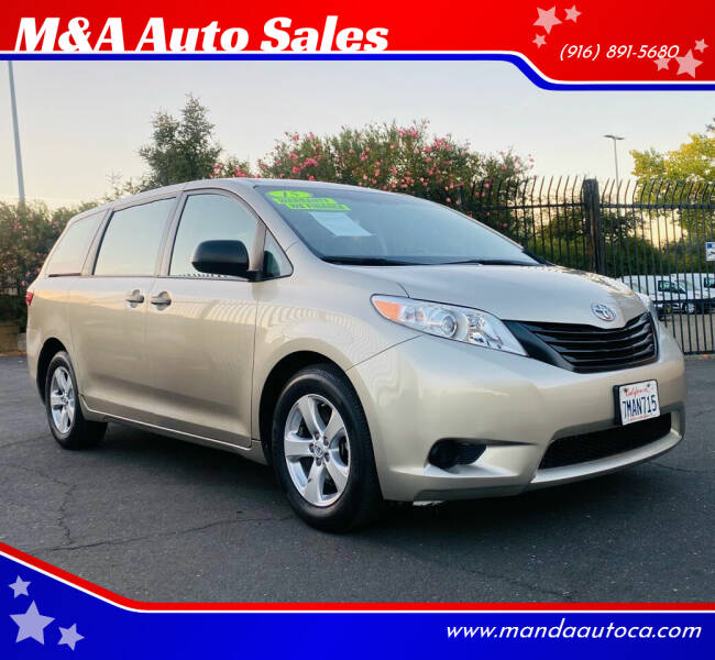 2015 Toyota Sienna for sale at M&A Auto Sales in Sacramento CA