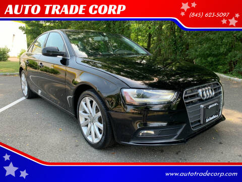 2013 Audi A4 for sale at AUTO TRADE CORP in Nanuet NY