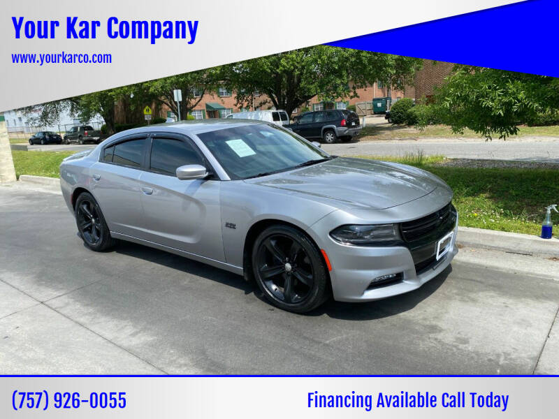 2016 Dodge Charger for sale at Your Kar Company in Norfolk VA