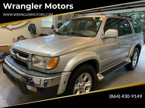 2001 Toyota 4Runner for sale at Wrangler Motors in Spartanburg SC