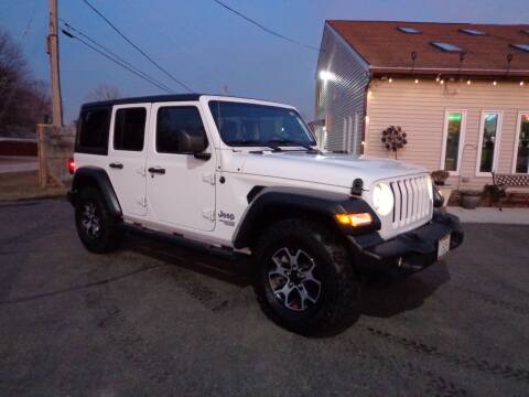 2018 Jeep Wrangler Unlimited for sale at North American Credit Inc. in Waukegan IL