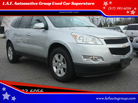 2012 Chevrolet Traverse for sale at L.A.F. Automotive Group Used Car Superstore in Lansing MI
