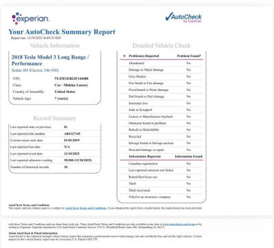 2018 Tesla Model 3 Long Range