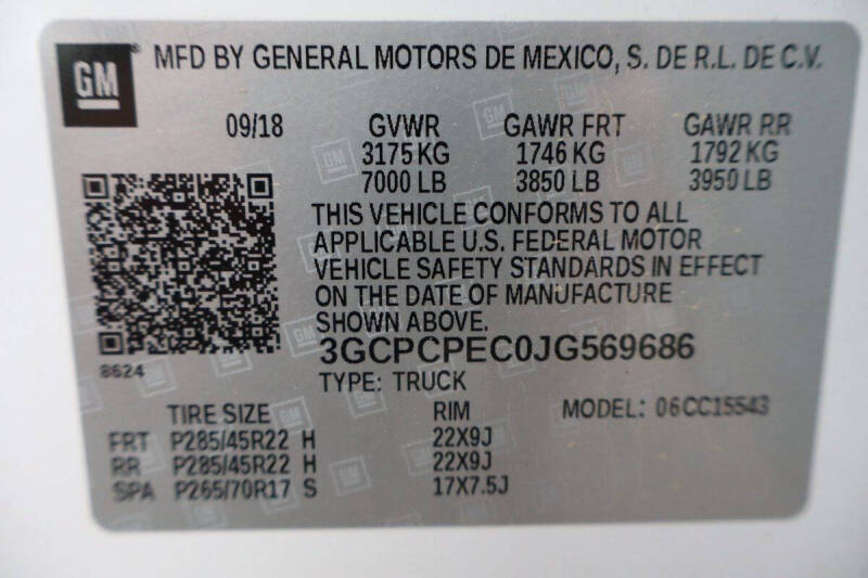 2018 Chevrolet Silverado 1500