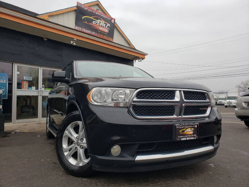 2013 Dodge Durango for sale at AME Motorz in Wilkes Barre PA