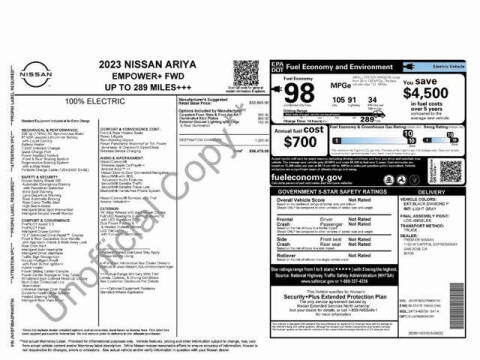 2023 Nissan Ariya Empower+