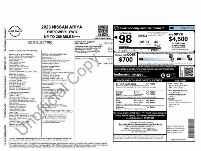 2023 Nissan Ariya Empower+