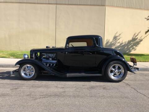 1932 Ford 3 Window Coupe for sale at HIGH-LINE MOTOR SPORTS in Brea CA