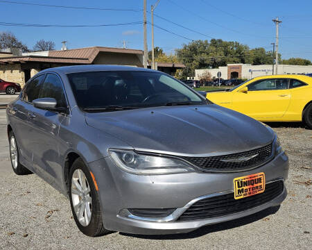 2015 Chrysler 200 for sale at Unique Motors in Rock Island IL