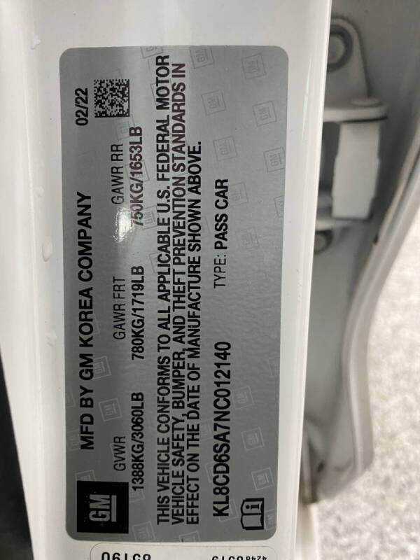 2022 Chevrolet Spark 1LT CVT