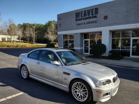 2002 BMW M3 for sale at Weaver Motorsports Inc in Cary NC